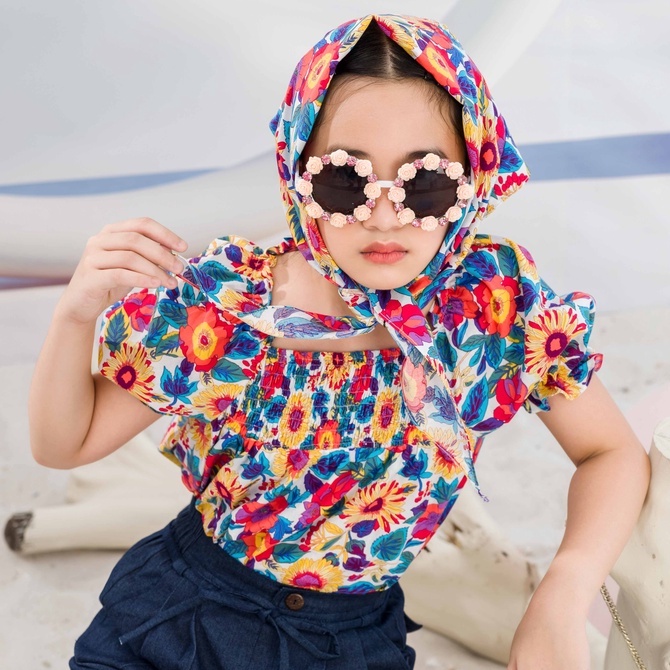 Áo sơ mi JOOKYLI bé gái Bloom 16G0974