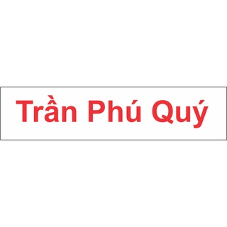 Combo 40 chữ tên riêng - trần phú quý