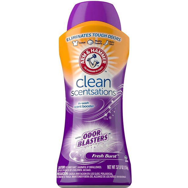 Viên xả thơm vải Arm & Hammer Clean Scentsations In-wash Freshness Booster Odor Blaster 1,07kg
