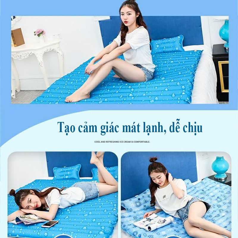 Đệm nước Nêm hơi nước mát giải nhiệt mùa hè trải giường nằm,  ghế sofa văn phòng đa năng êm mông nhiều size VT268