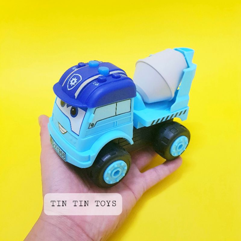 [CHẠY TRỚN-ĐÈN-NHẠC] Đồ chơi xe poli 20cm