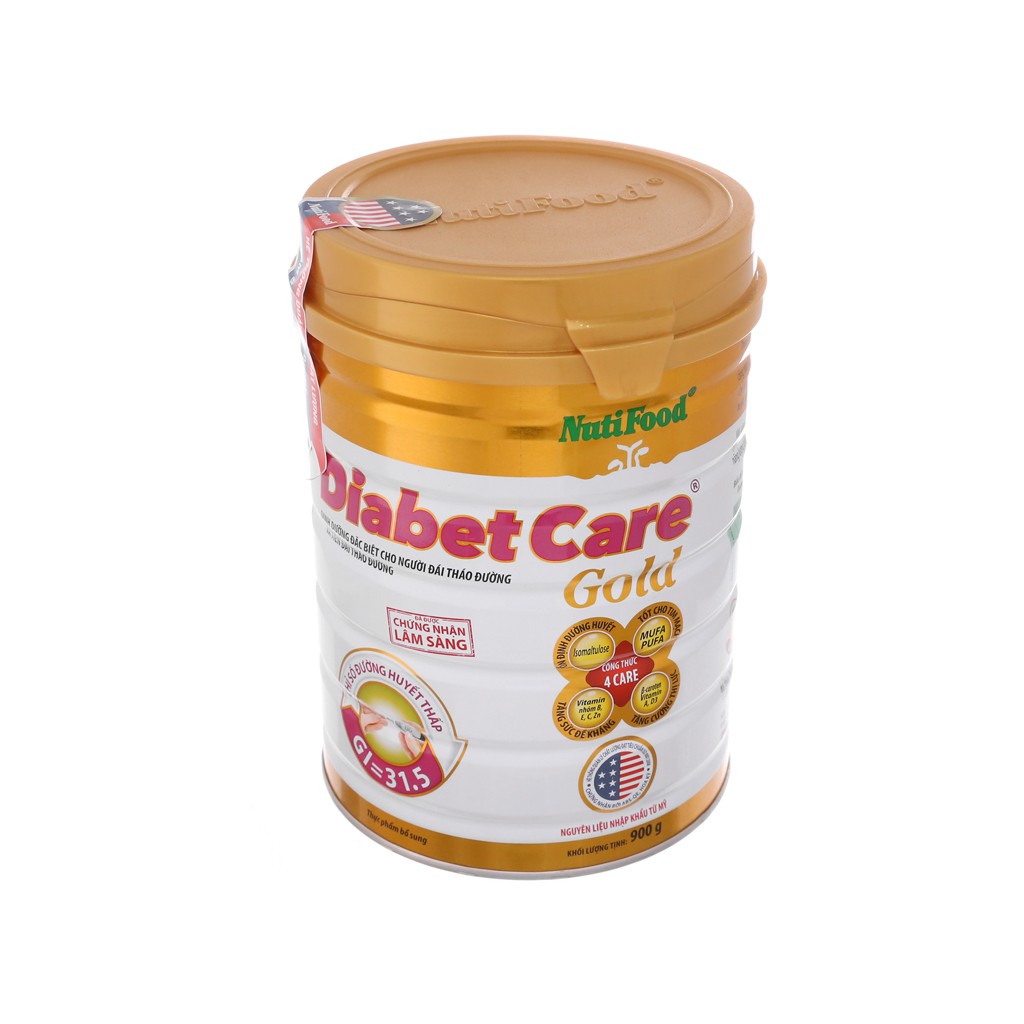 Sữa bột Nutifood Diabetcare Gold - hộp 900g (dành cho người bị tiểu đường)