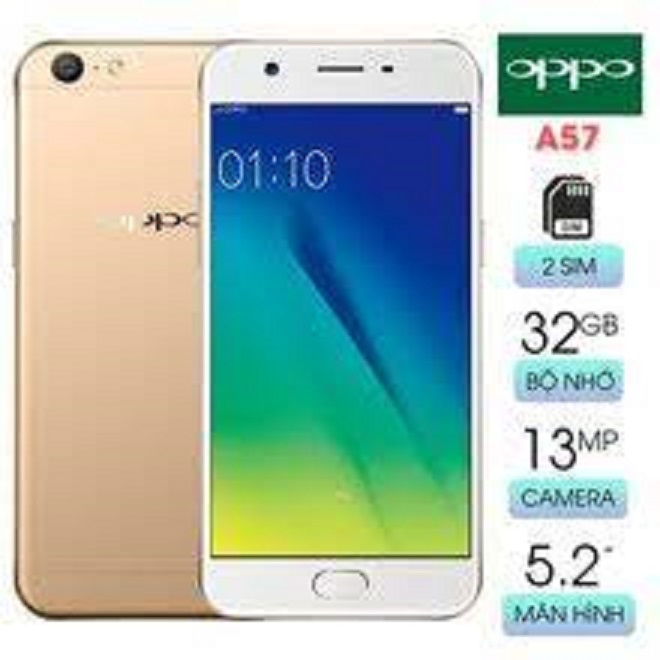 điện thoại Oppo F3 Lite ( A57 ) 2sim ram 6G rom 64G Chính Hãng,Camera sau:13 MP Camera trước:16 Mp CPU:Snapdragon - TNN