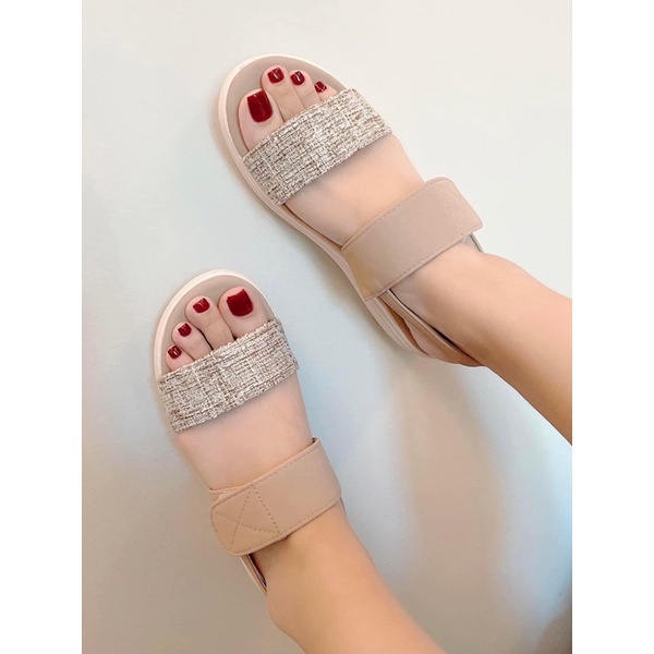 (Order)Giày sandal bánh mì sọc thái lan