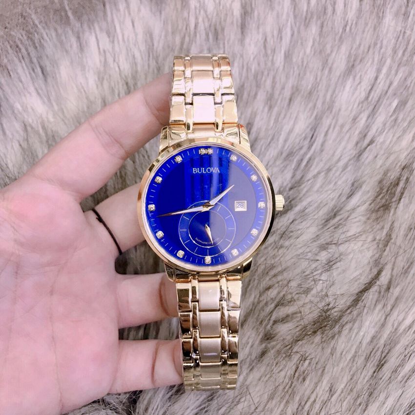 Đồng Hồ Nam Bulova 03 Kim Quartz Dây Kim Loại 40mm