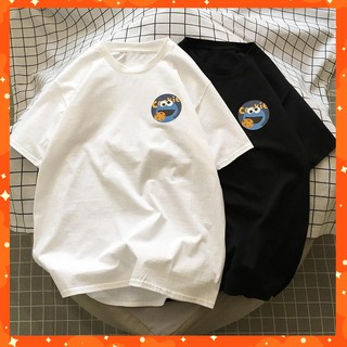 [Ảnh thật] Áo thun tay lỡ unisex chuột 2 [ áo thun tay lỡ unisex nam nữ đều mặc được]