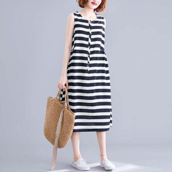 Đầm Sọc Lụa Suông Xinh