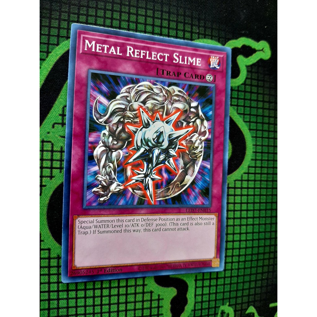 [ ĐỖ LẠC SHOP ]  THẺ BÀI YUGIOH Metal Reflect Slime - LED7-EN015 - Common 1st Edition