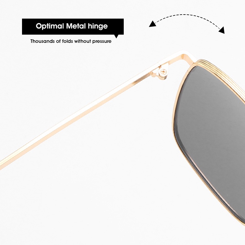 Kính Mát Gọng Vuông Thời Trang Hàn Quốc Cho Nữ