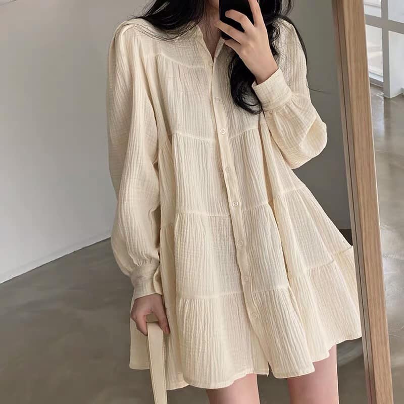 Áo sơ mi điệu nữ hot hit mùa hè 2021