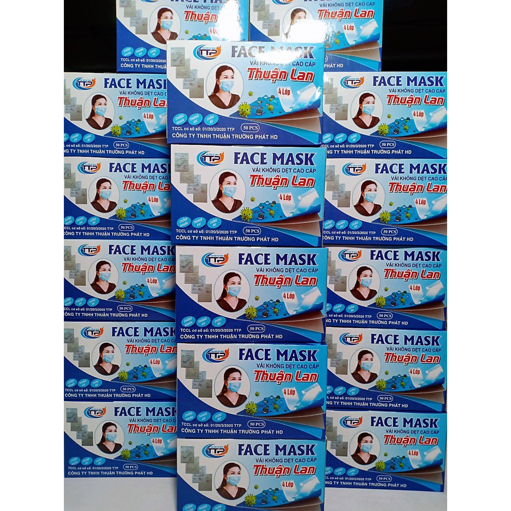 Hộp 50 khẩu trang y tế có nẹp mũi | BigBuy360 - bigbuy360.vn