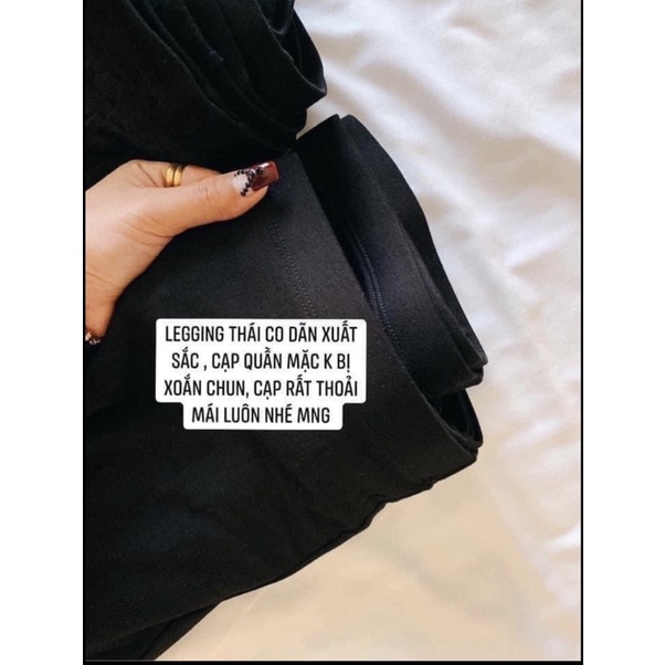 quần legging dài cuộn tím siêu hot