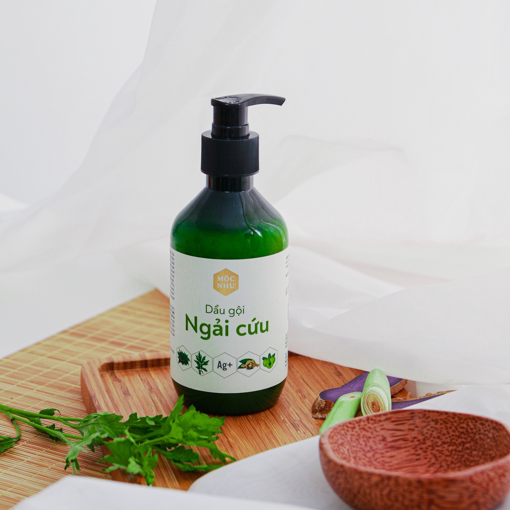 [Mộc Nhu] Dầu Gội Ngải Cứu Mộc Nhu 300ml - Giảm Gàu Ngứa - Giảm Nấm Da Đầu