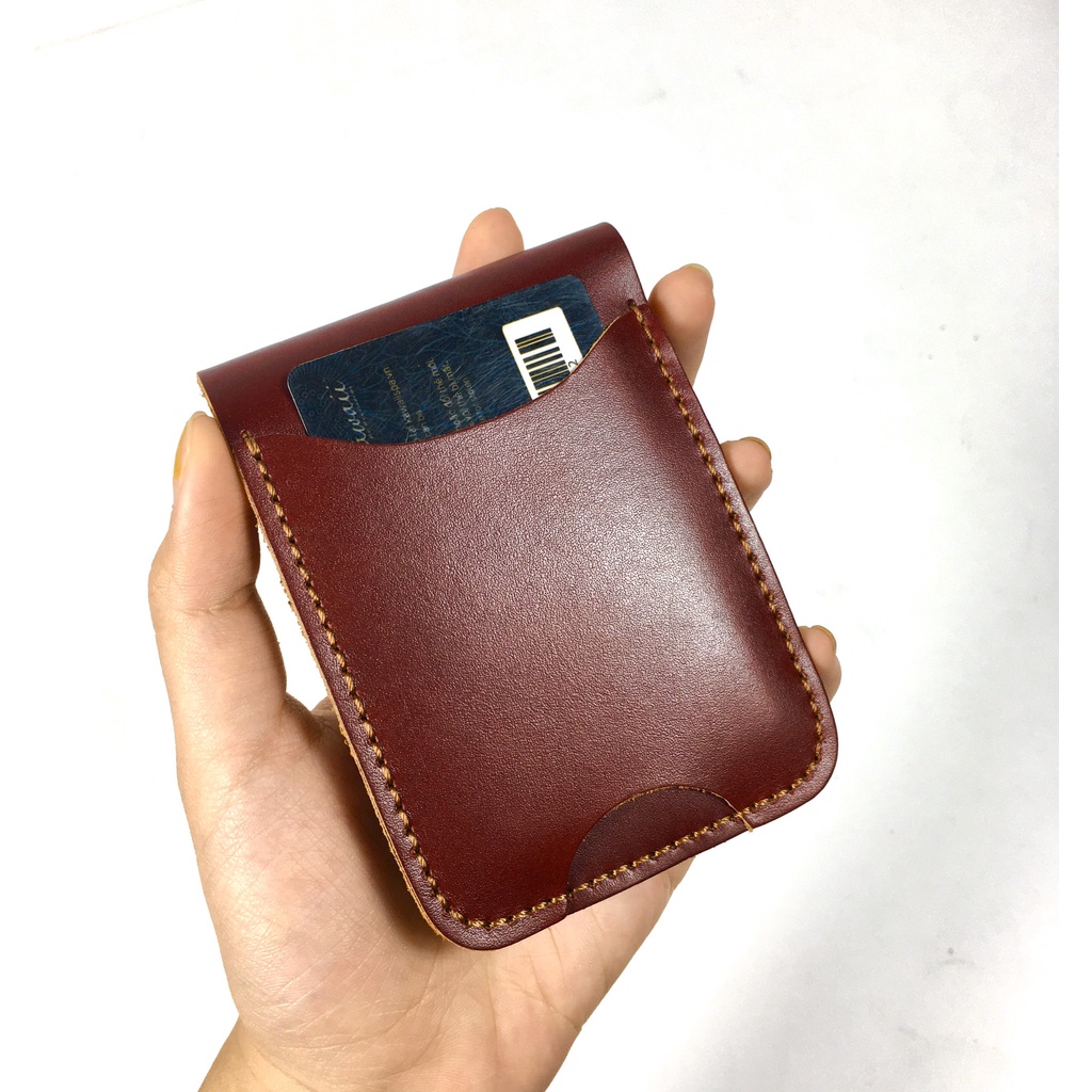 Ví Da Gerbera Handcrafted Mini Wallet HAVIAS - Đỏ