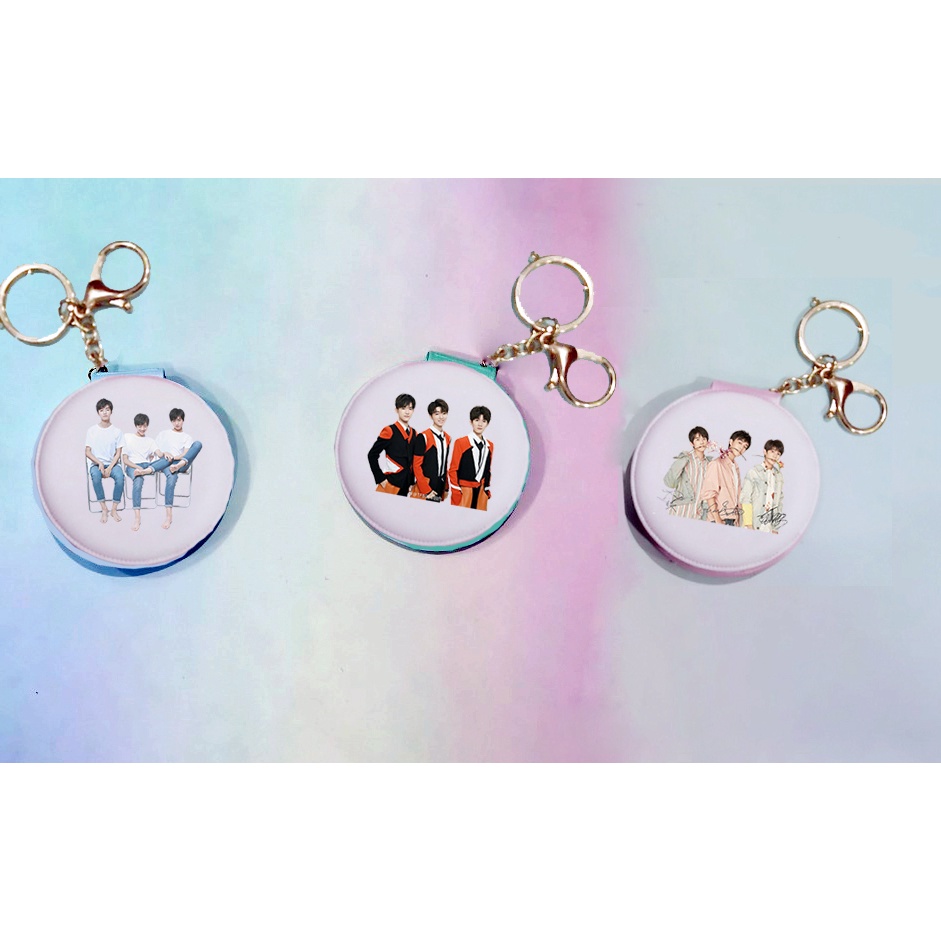 Gương tfboys 2 mặt GIK3 móc khoá gương in hình army kpop