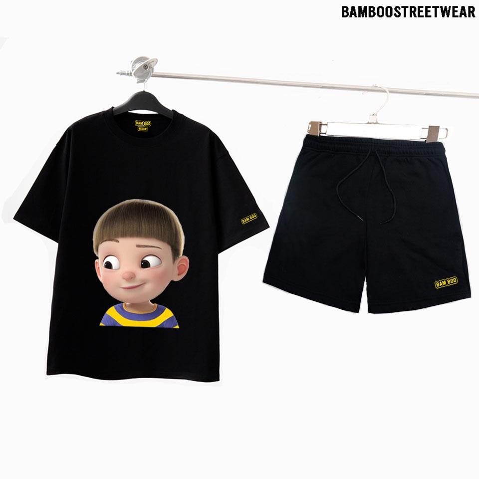 Bộ Thể Thao Nam Nữ BAMBOO BAD BOY Bộ Quần Áo thun Unisex BAMBOO BAD BOY (BỘ 58-59)