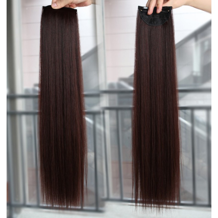 [Mã BMBAU300 giảm 7% đơn 499K] Tóc Kẹp Nối WINA Bằng Tóc Thật 3 Tép Thẳng Dài 40cm - 60cm