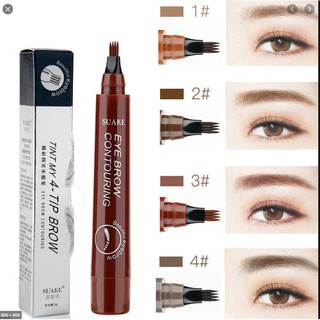 Bút chì kẻ lông mày phẩy sợi 4d mking pretty chống nước