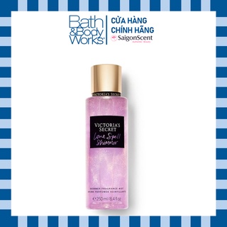 Xịt thơm toàn thân có nhũ Victoria’s Secret Shimmer / Love Spell ( 250mL )