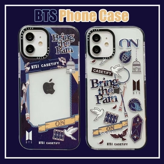 Ốp điện thoại TPU mềm chống sốc trong suốt in hình BTS cho IPhone 12 11 Pro Max X Xs Max XR 8 7 + 6 6s SE2020