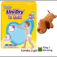 Khi mua 1 Tã Quần Unidry Pants M60/L54/XL48/XXL44