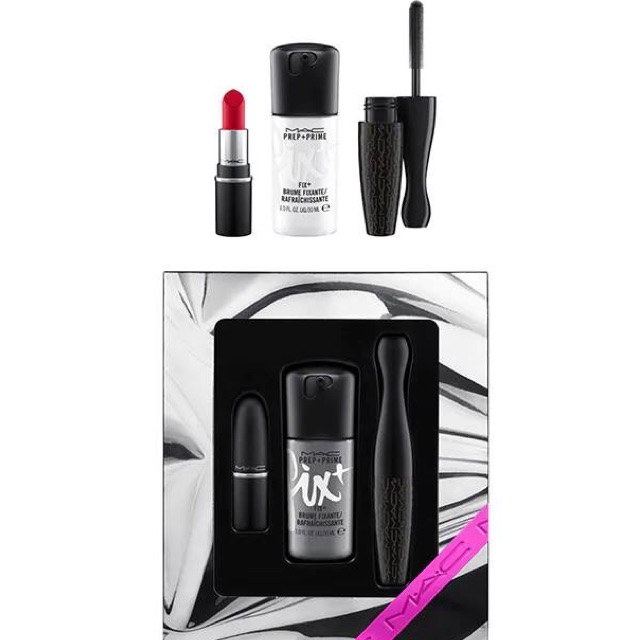 Xịt dưỡng make up Mac, mascara dày và cong mi