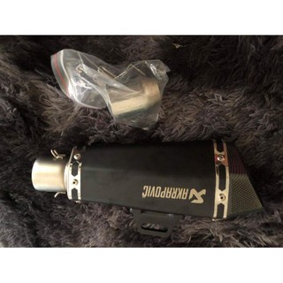 Pô Akrapovic màu đen -titan / Ak đùi gà