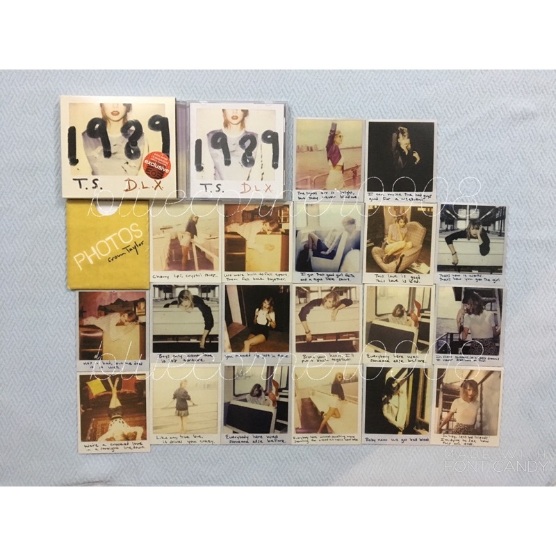 BỘ ẢNH (ALBUM) TAYLOR SWIFT 1989