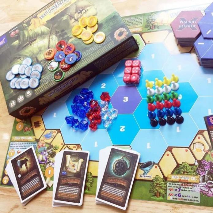 [FREESHIP GIÁ SỐC] Board game-Đi tìm kho báu Foxi-đồ chơi gia đình-tương tác cao-tư duy thông minh-giao tiếp.