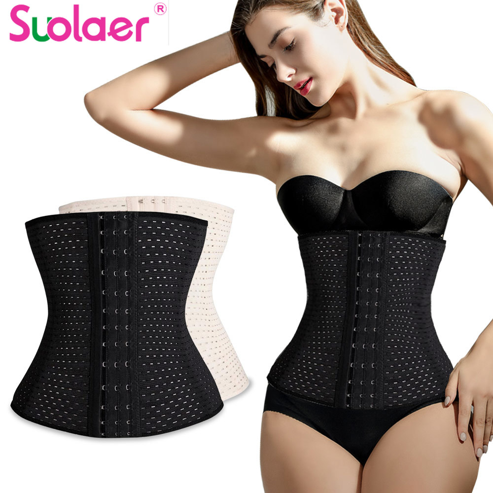 Gen Nịt Bụng Suolaer Bằng Latex Giúp Định Hình Eo Thon Gọn
