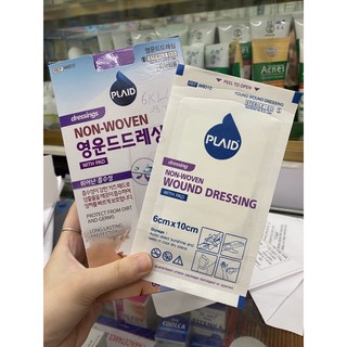 (1 miếng 6x10cm )Băng gạc vô trùng Young Wound Dressing (dán bảo vệ các vết thương)