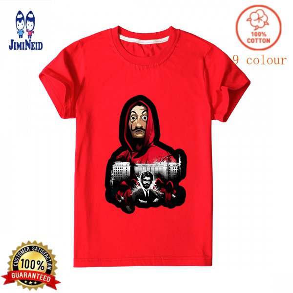 Áo Thun Tay Ngắn In Hình Tờ Tiền Giấy Hoạt Hình Heistcotttont-shirt1409