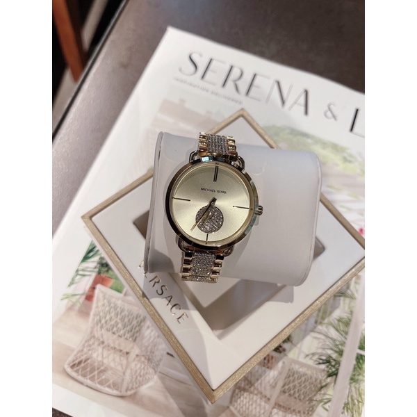Đồng Hồ Nữ Mk Dây Gold Đính Đá, Mặt 36mm, Chống Nước 30m