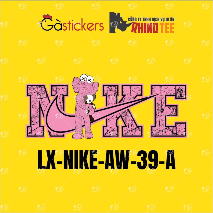 Hình Ủi Nike KAWS LX-NIKE-AW-39 - Mua Nhiều Giảm Giá