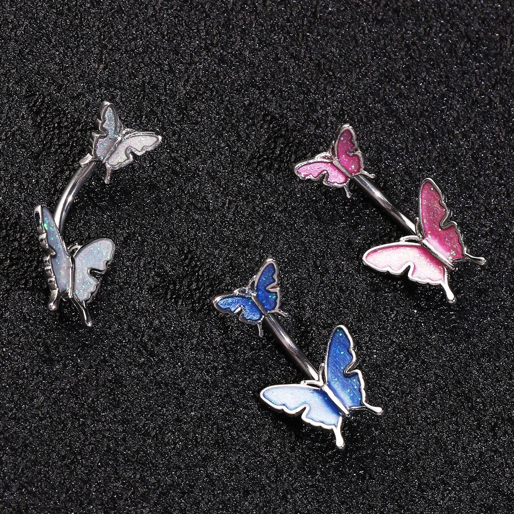 Khuyên Rốn Bằng Thép Không Gỉ 316L Màu Sắc Thời Trang