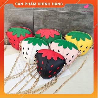 ⚡FREESHIP⚡ Túi Đeo Chéo Trái Dâu Tây Dễ Thương Siêu Yêu Cho Bé