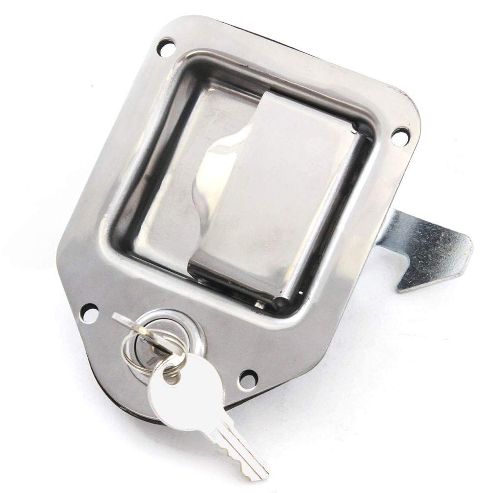 Bộ Ổ Khóa Tay Nắm Cửa Bằng Thép Không Gỉ 4-3 / 8 &quot;3-1 / 4&quot;