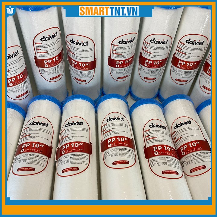 Lõi lọc nước số 1 PP 10'' 5 micron hàng chính hãng Đại Việt cao cấp, hàng đẹp Smarttnt.vn