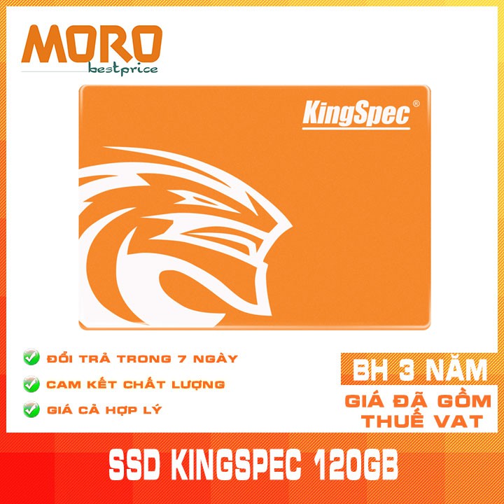 Ổ cứng SSD 120GB KingSpec - Bảo hành chính hãng 36 tháng | BigBuy360 - bigbuy360.vn