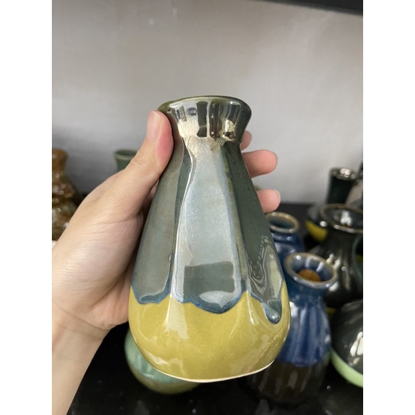 Bình gốm Bát Tràng size mini decor nhà cửa