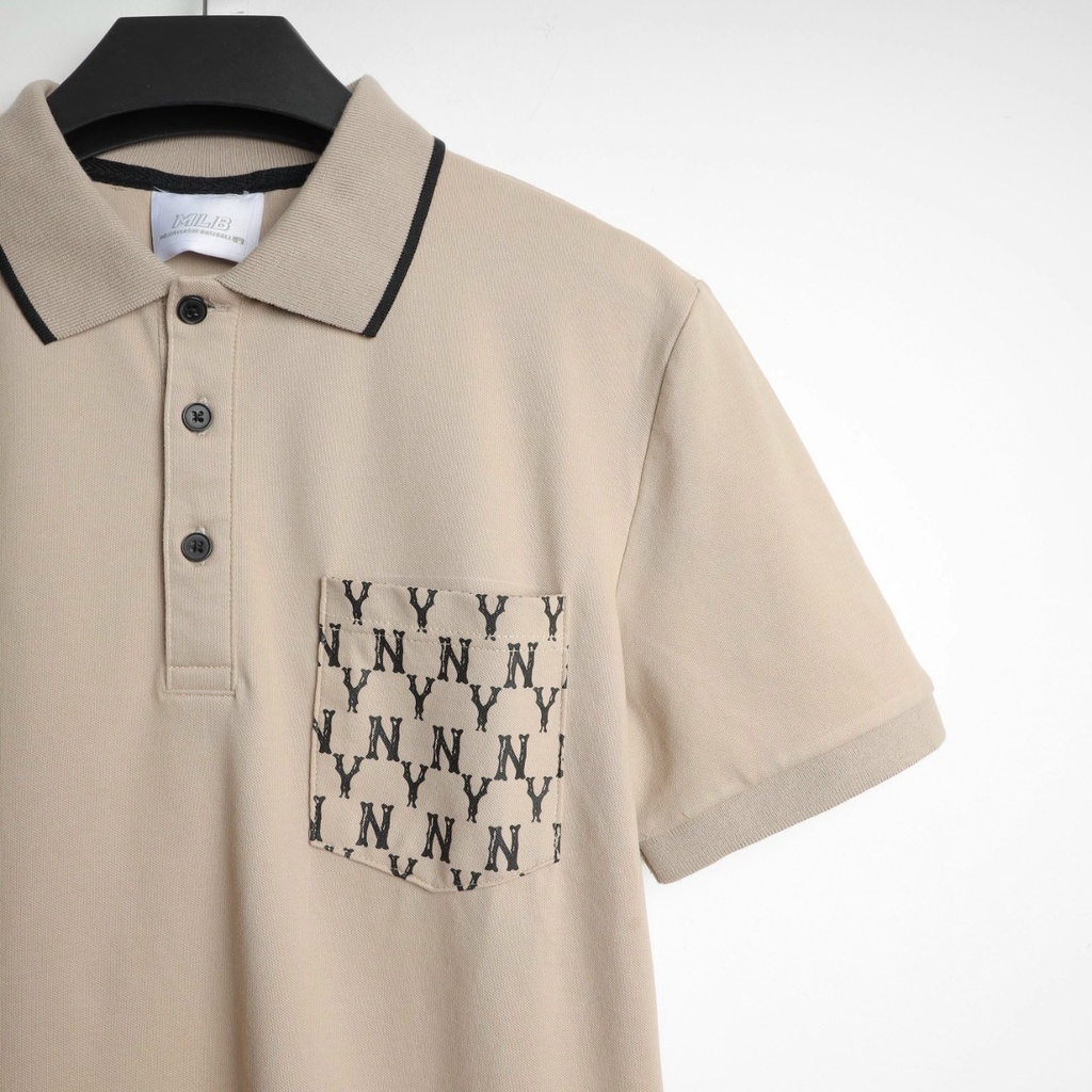 Áo Polo Nam NY vải Cotton cao cấp phối túi, mang đậm phong cách quý ông thời thượng,có bigsize. Ivan BigSize