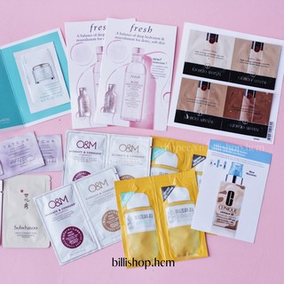 Sample/minisize đồng giá: chăm sóc da - giorgio armani, sulwhasoo, tatcha, fresh, vichy