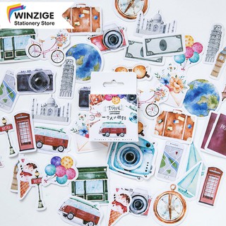 Set 46 nhãn dán trang trí sổ tay