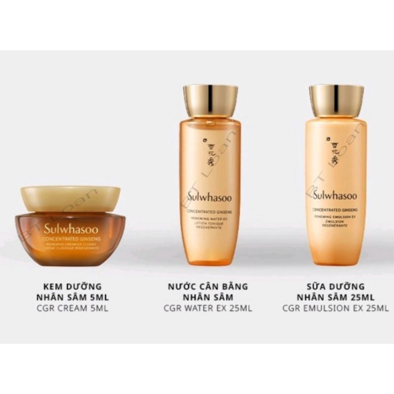 Nhân sâm dưỡng da cô đặc sulwhasoo giải quyết mọi vấn đề về da trẻ hóa làn da  Concentrated Ginseng