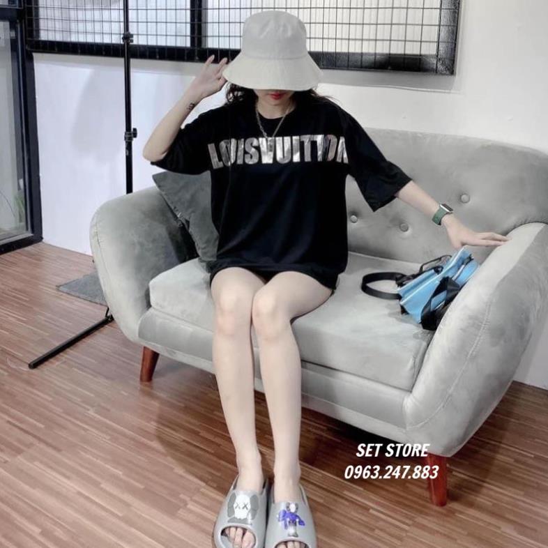 Áo thun nữ, áo phông nam nữ form rộng tay lỡ, unisex, mặc đôi, nhóm - CH042 -Setstoree