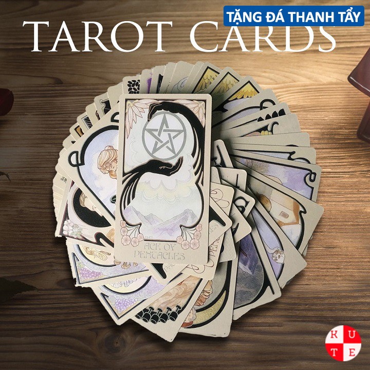 Bài Tarot Ethereal Visions Illuminated 80 Lá Bài Tặng File Tiếng Anh Và Đá Thanh Tẩy C30