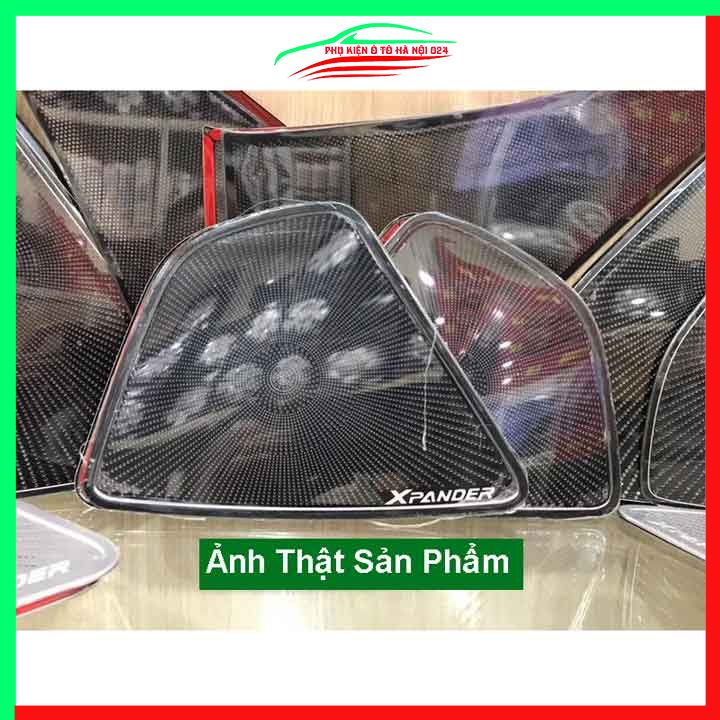 Bộ ốp màng loa Xpander 2018-2022 chuẩn theo xe vân Titan chống xước trang trí nội thất ô tô