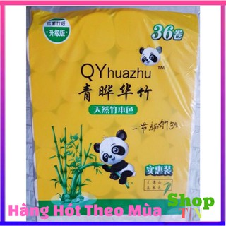 BỊCH 36 CUỘN GIẤY ĂN GẤU TRÚC SIÊU DAI KHÔNG CHẤT TẨY TRẮNG