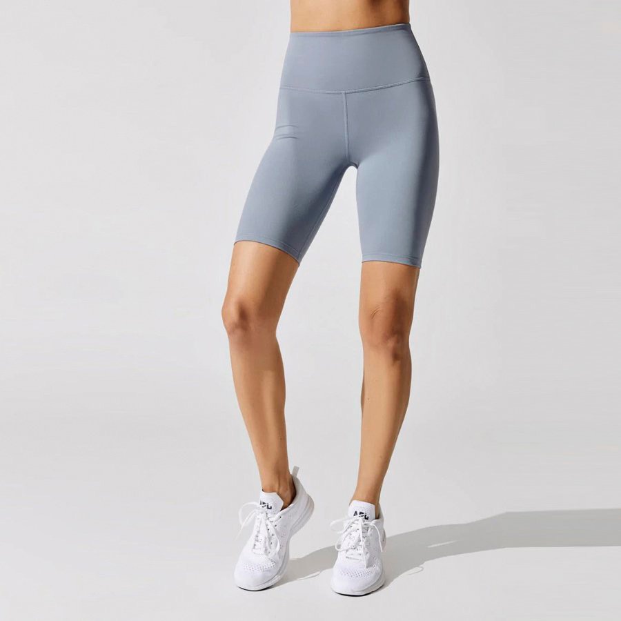 Quần Short Yoga Biker cạp cao Blue Haze - H9775G Just Feel Free