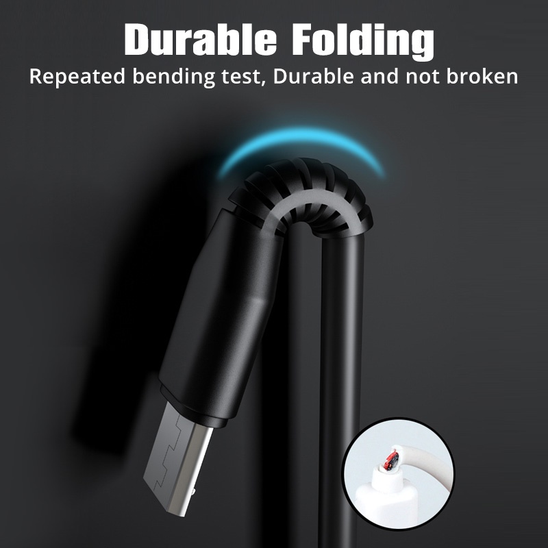 Dây cáp sạc nhanh GUUGEI 2 trong 1 chuyển đổi USB sang Micro USB Type C thích hợp cho điện thoại